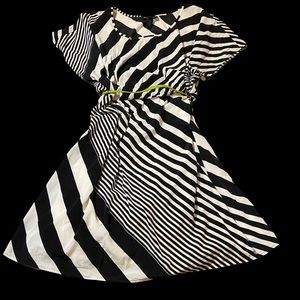 Lane Bryant black & white striped dress - Plus size 22/24